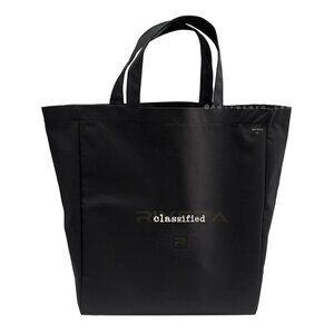 Classified Tote Bag Black, Embroidered, Cute Market & Everyday Carry, HandmadeLA